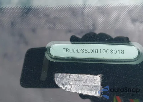 2008 Audi Tt 3.2 Quattro z USA, uszkodzony, nr VIN TRUDD38JX81003018